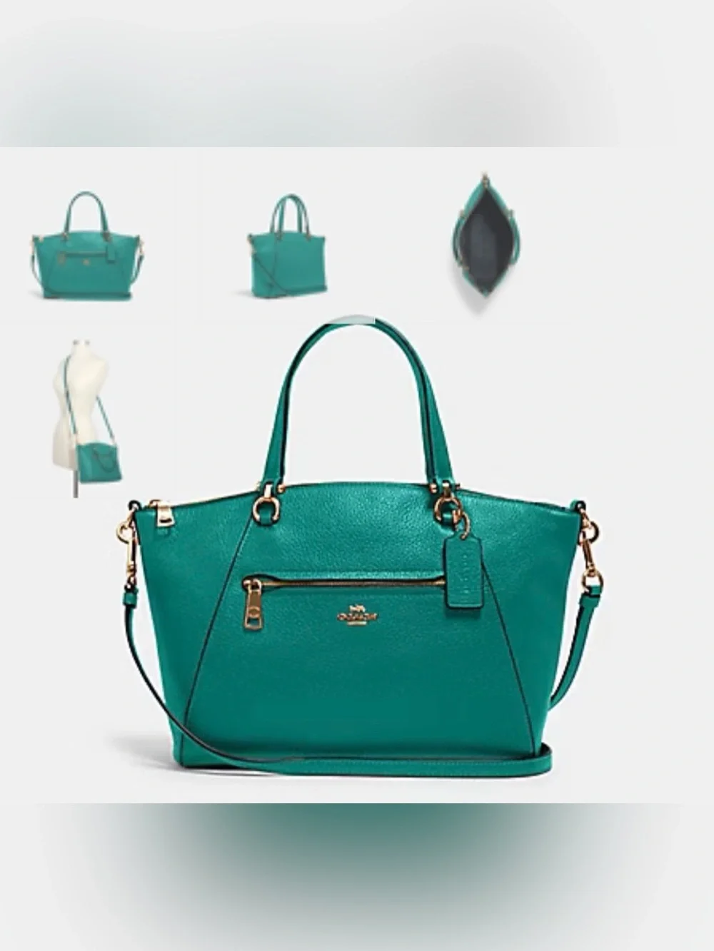 Coach Prairie Satchel 79997 IM/Bright Jade